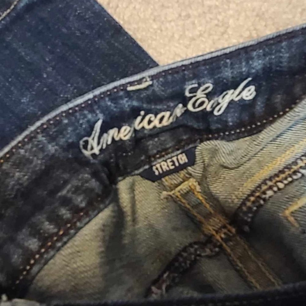 American Eagle Stretch Skinny Kick Jean - Picture 3 of 4